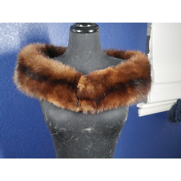 Gorgeous Russian Sable Fur Collar for Coat Jacket scarf wrap - Picture 3 of 4
